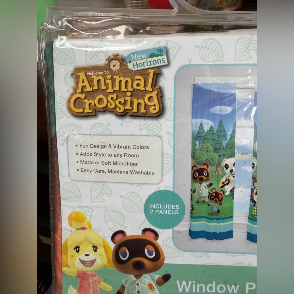 Animal Crossing New Horizons Kids colorful Window Panel Curtains -size 41x63